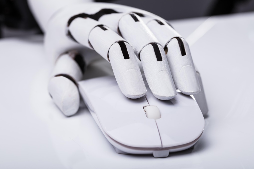 Robotic Hand Using Laptop Computer Mouse Ai Artificial Intelligence Robot Robotics Tech Technology