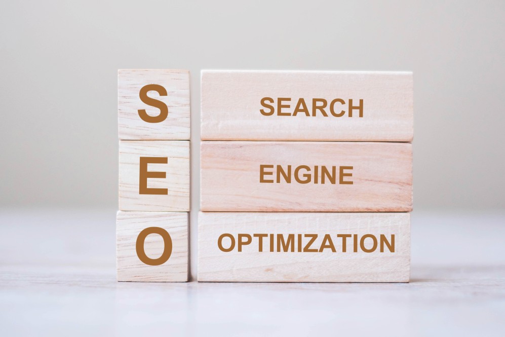 SEO Search Engine Optimization Wooden Blocks Improve Rankings Ranking SERP