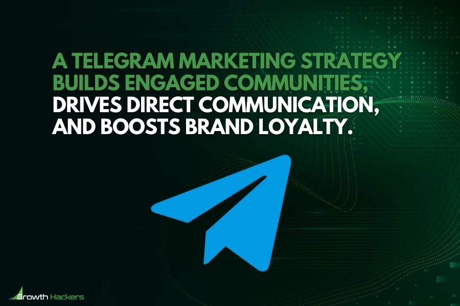 A Telegram marketing strategy builds engaged communities drives direct communication and boosts brand loyalty
