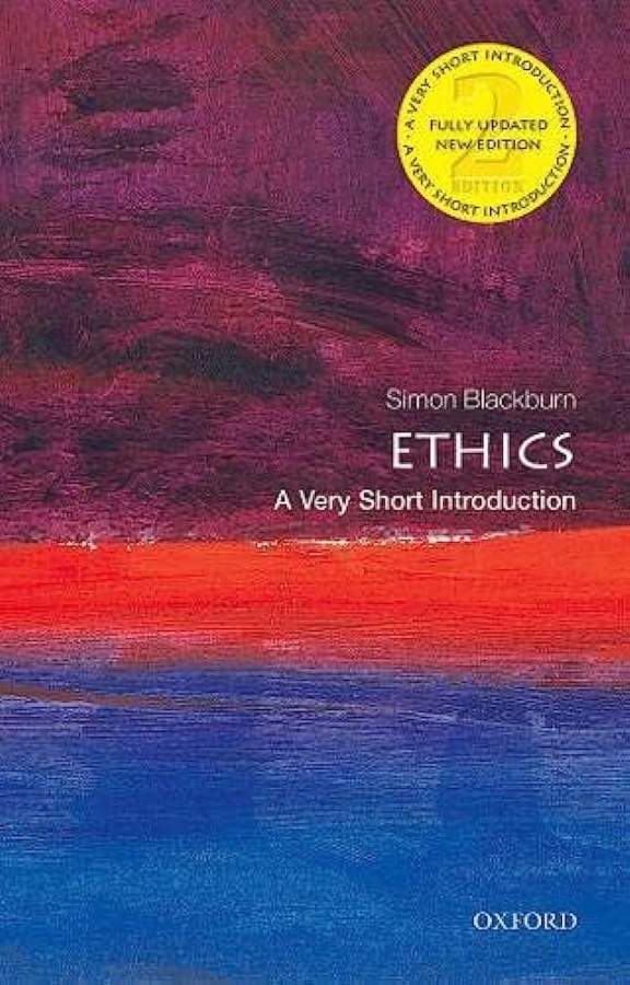 Ethics - A Very Short Introduction by Simon Blackburn Book Cover
