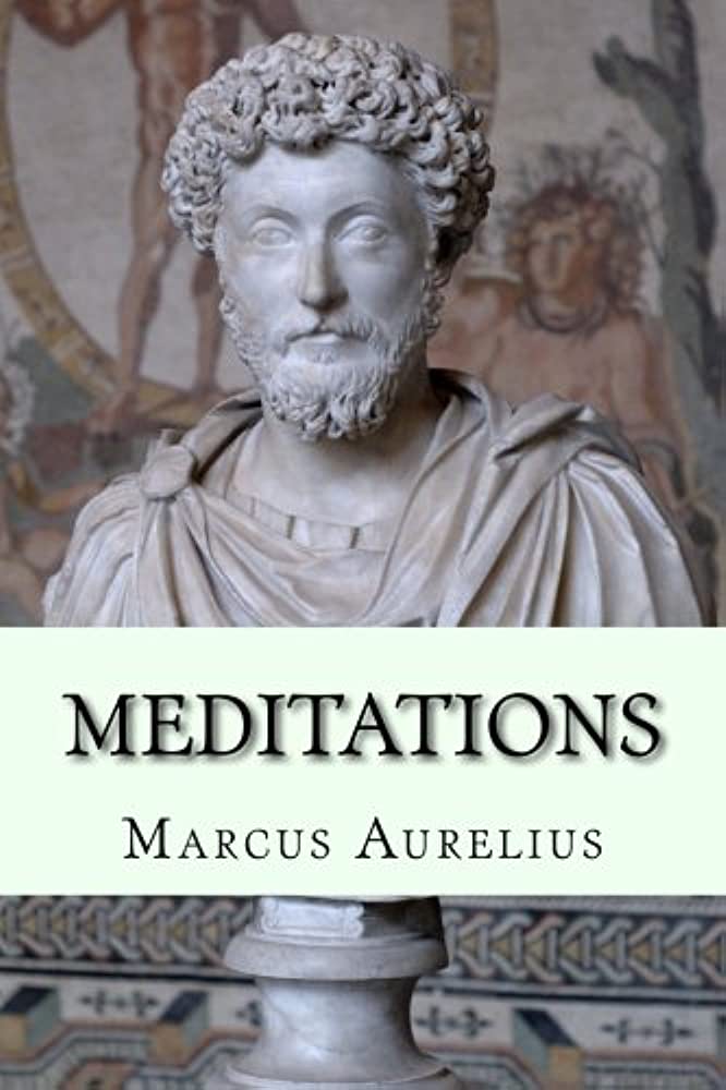 Meditations by Marcus Aurelius Book Cover
