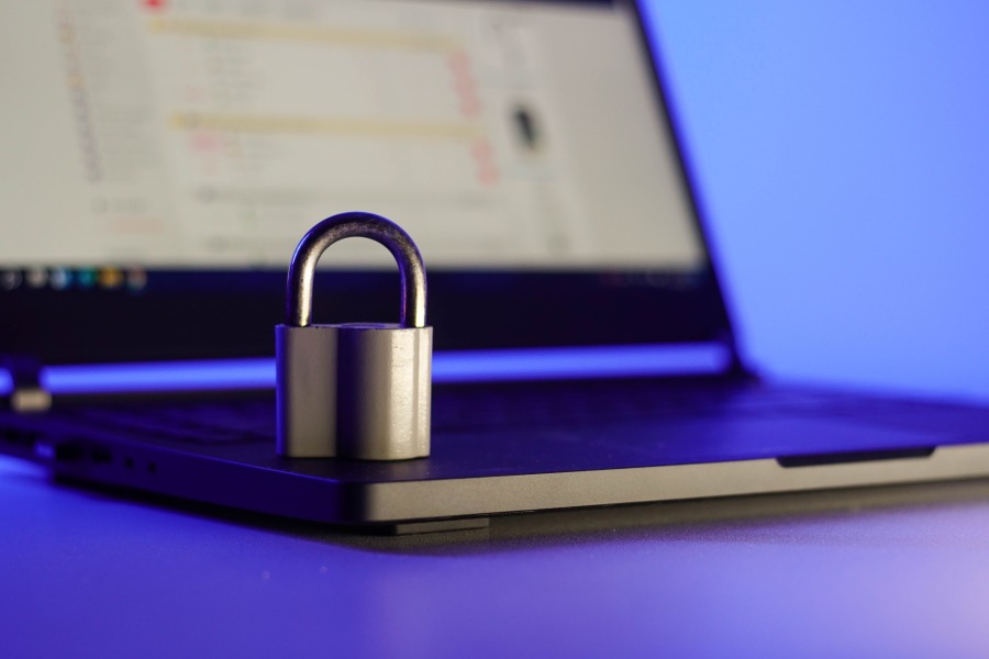 Metal Lock Locked Padlock Laptop Cybersecurity Cyber Security Protect Malware Virus Hackers