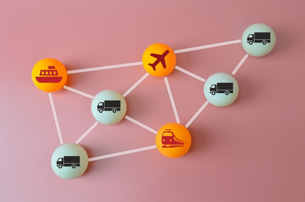 Supply Chain Complexity Diagram Transportation Shipping Logistics