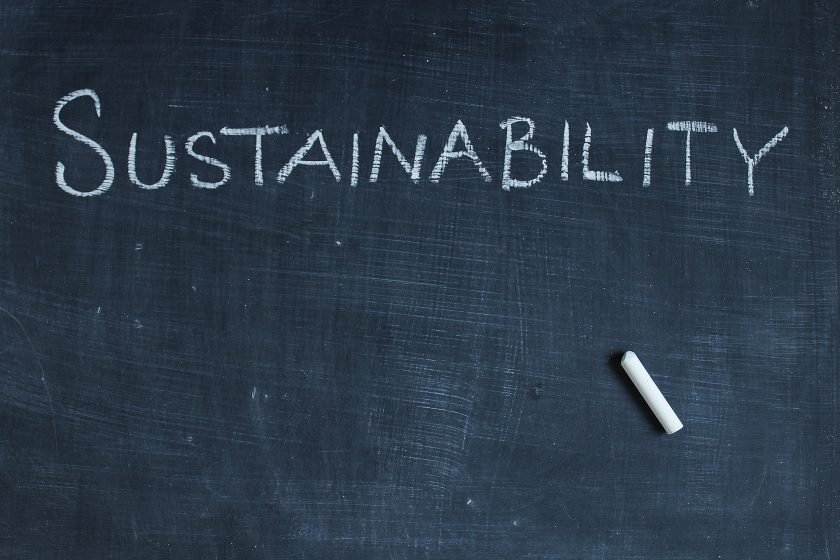 Sustainability Chalkboard Chalk Sustainable Business ESG Protect Environment