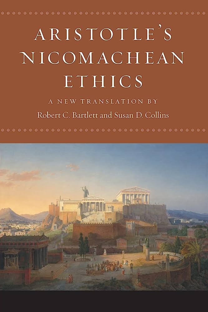 The Nicomachean Ethics by Aristotle Book Cover