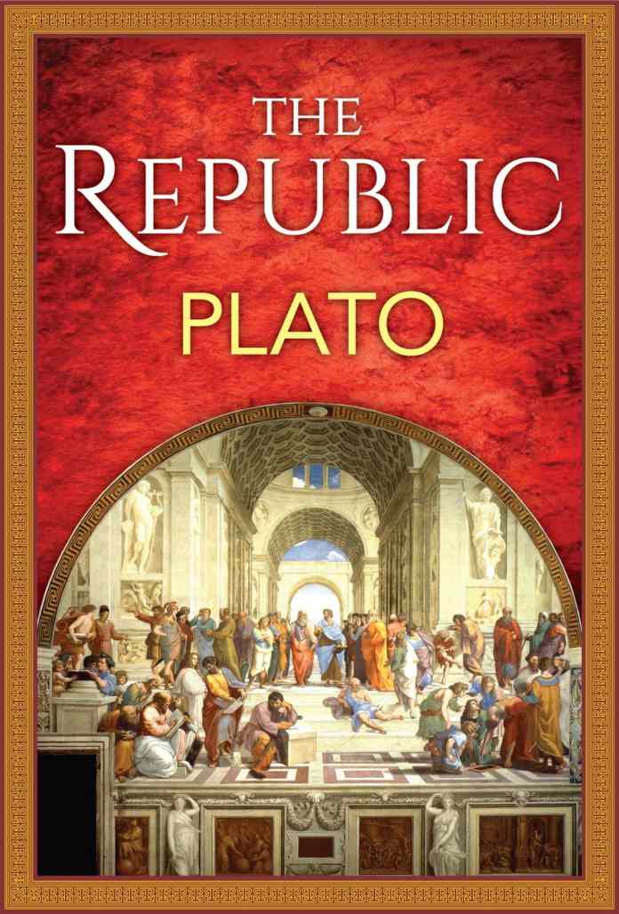 The Republic by Plato Book Cover
