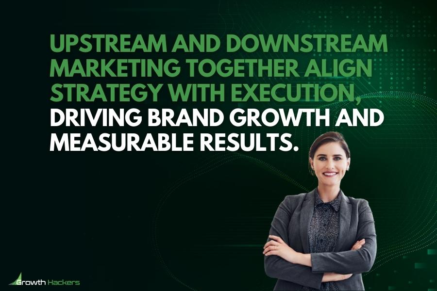 Upstream and downstream marketing together align strategy with execution driving brand growth and measurable results