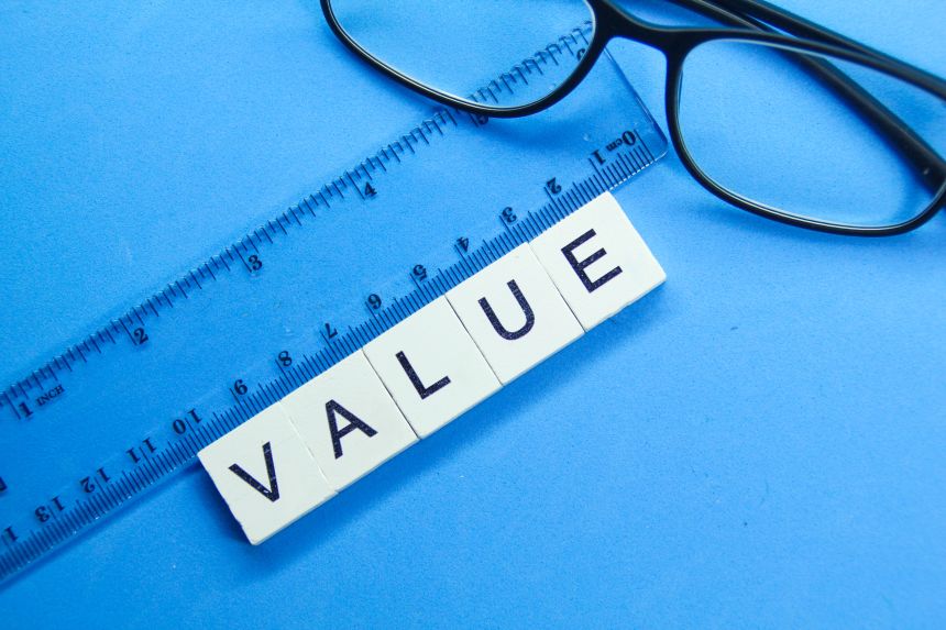 Value Ruler Glasses Core Values Blue