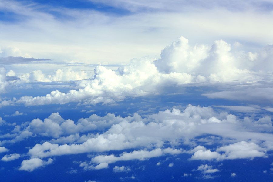 Clouds in the Blue Sky Landscape Nature