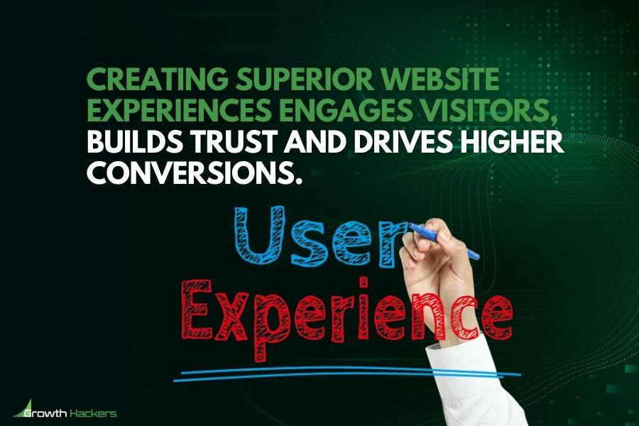 Creating superior website experiences engages visitors builds trust and drives higher conversions