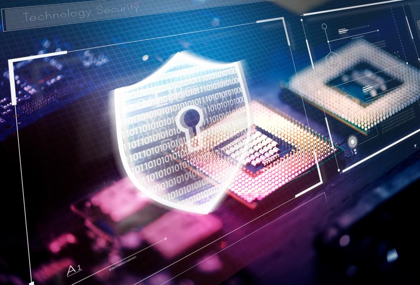 Data Protection Security Padlock Symbol Cybersecurity Malware Virus Hacking Hackers