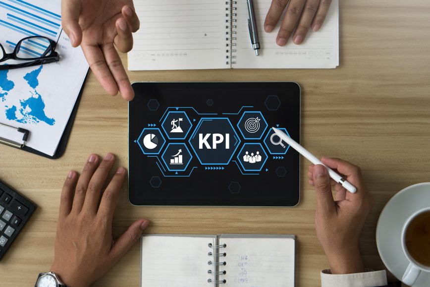 Measure KPIs Growth KPI Tablet Key Performance Indicators Indicator Metrics Success