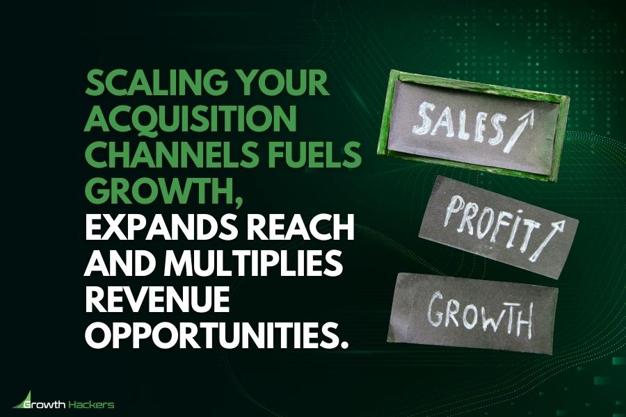 Scaling your acquisition channels fuels growth expands reach and multiplies revenue opportunities