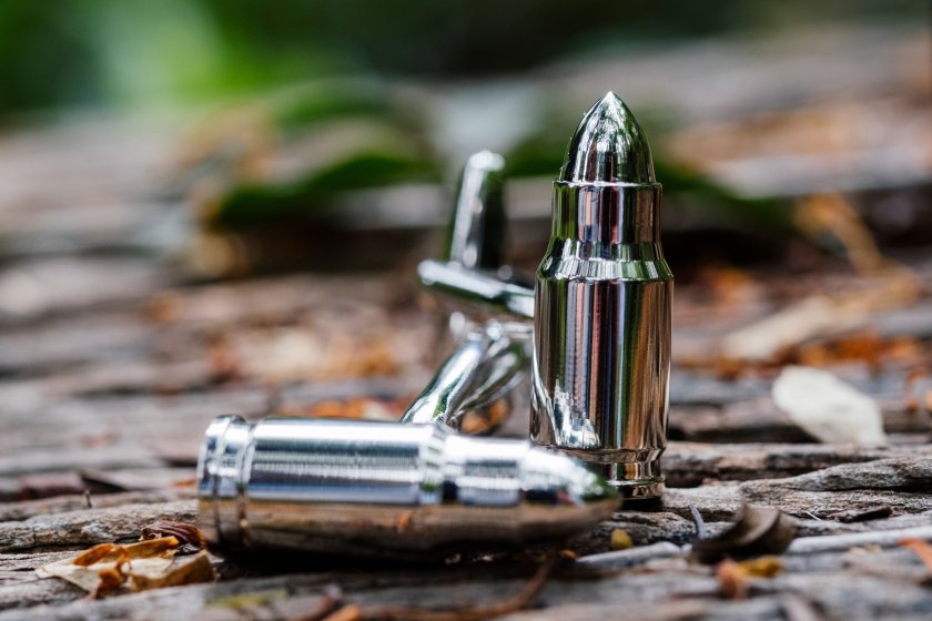 Silver Bullet Close Up Zoom Gun Bullets