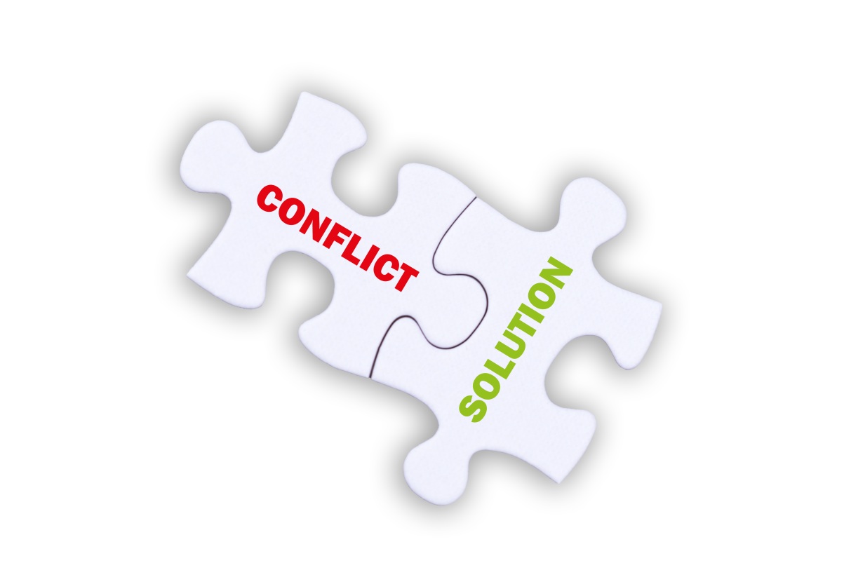 Conflict Solution Puzzle Resolution Concept Business