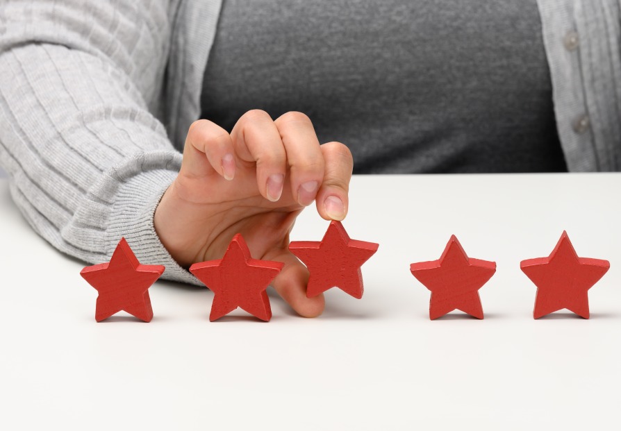 Customer Experience CX Feedback Collaboration Reviews Stars Rating