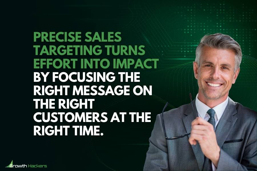 Precise sales targeting turns effort into impact by focusing the right message on the right customers at the right time