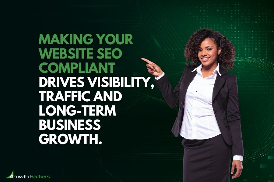 Making your website SEO compliant drives visibility traffic and long-term business growth