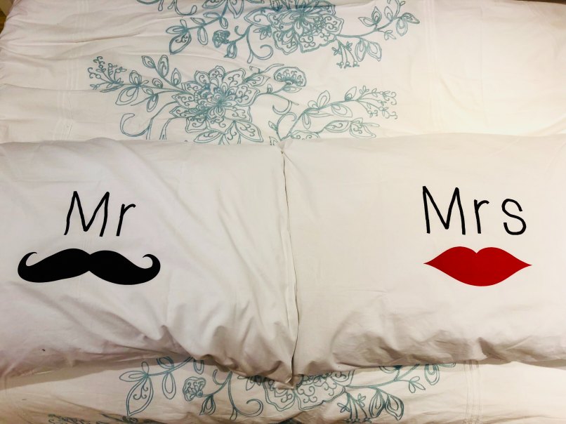 Personalized Pillowcases Mr Mrs Personalization Customization