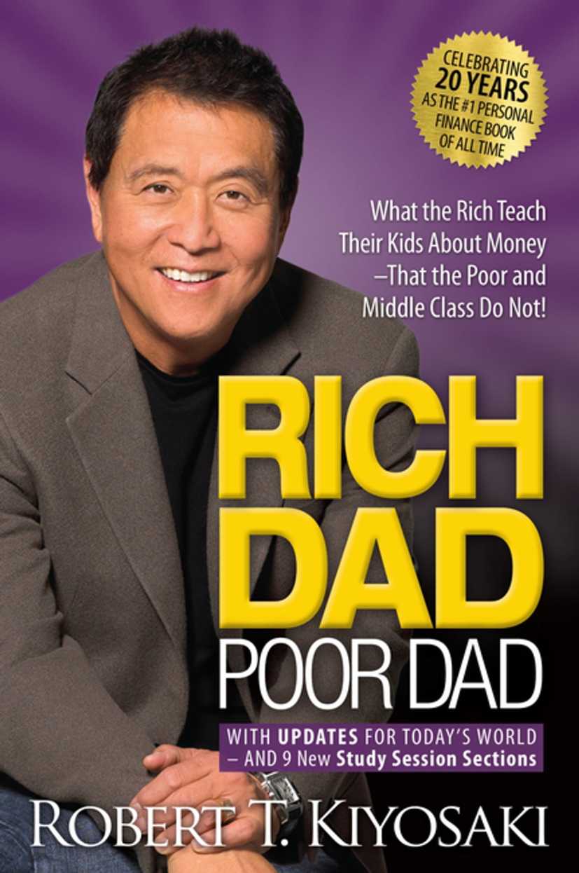 Rich Dad Poor Dad by Robert Kiyosaki Book Cover