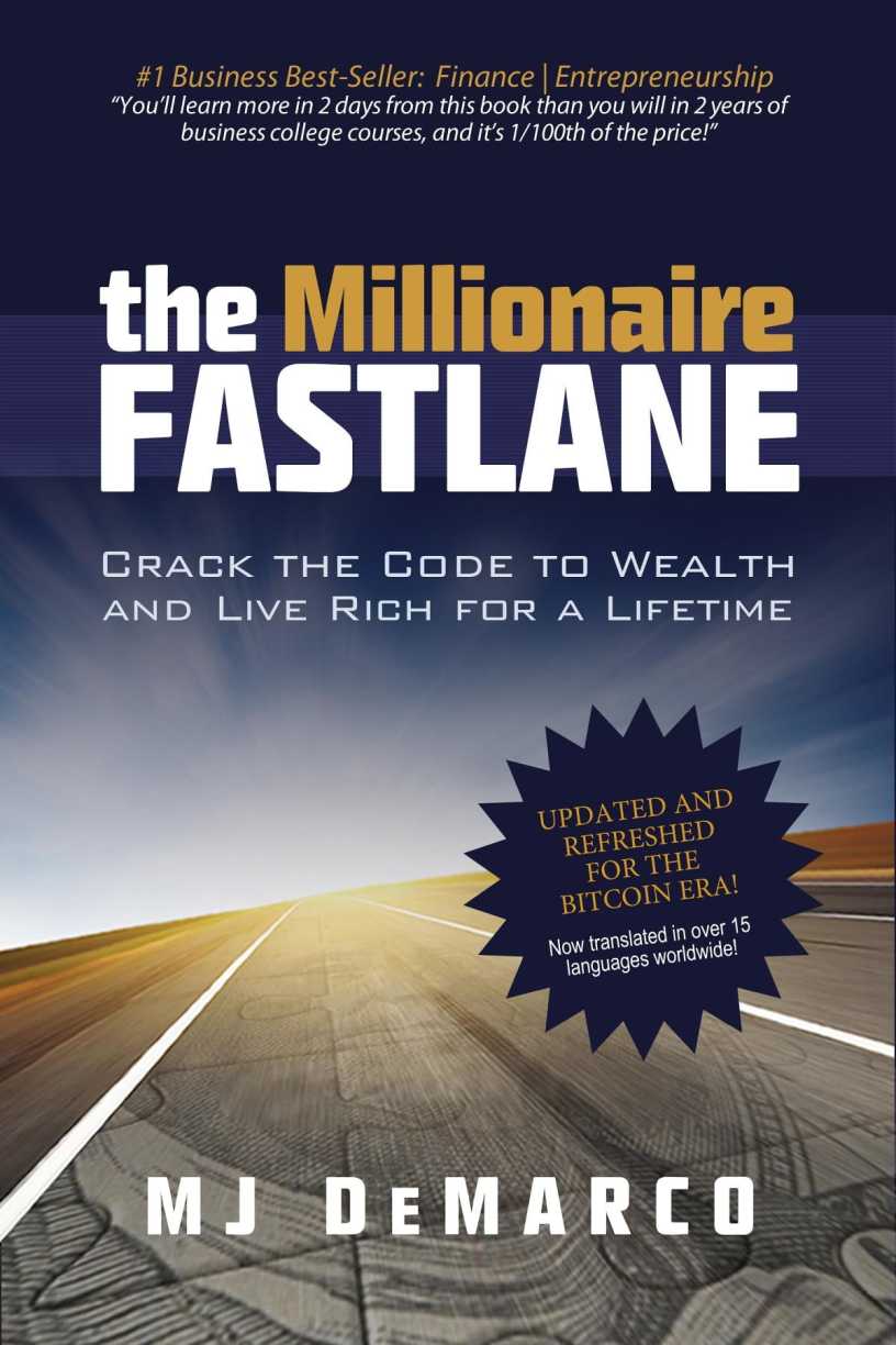The Millionaire Fastlane by MJ DeMarco Book Cover