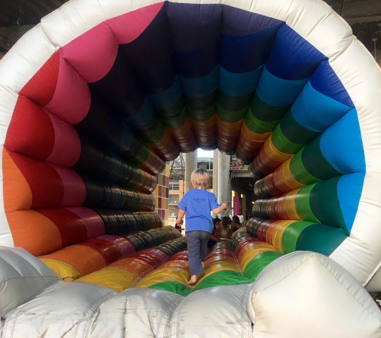 Toddler Walking Bounce House Tunnel