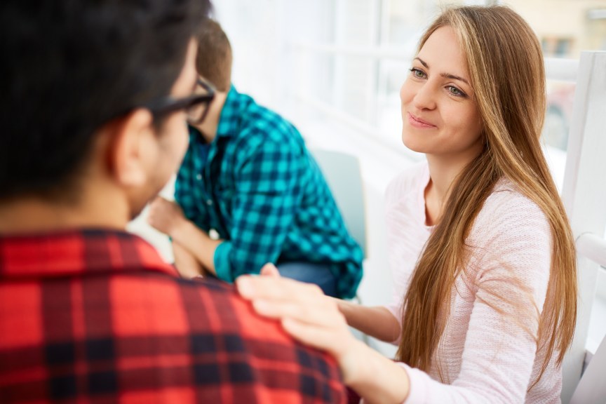 Woman Showing Empathy Communication Leadership Development Matters