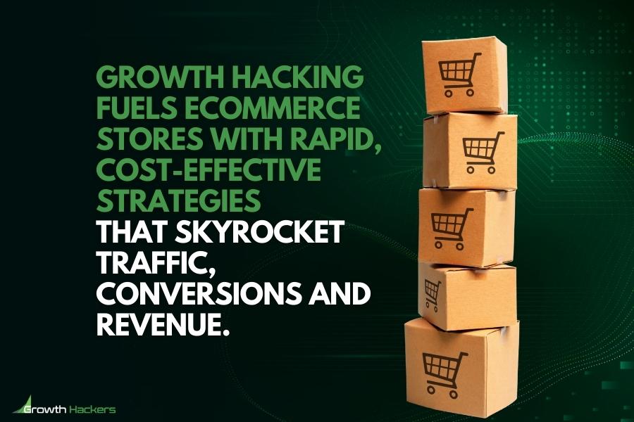 Growth hacking fuels eCommerce stores with rapid cost-effective strategies that skyrocket traffic conversions and revenue