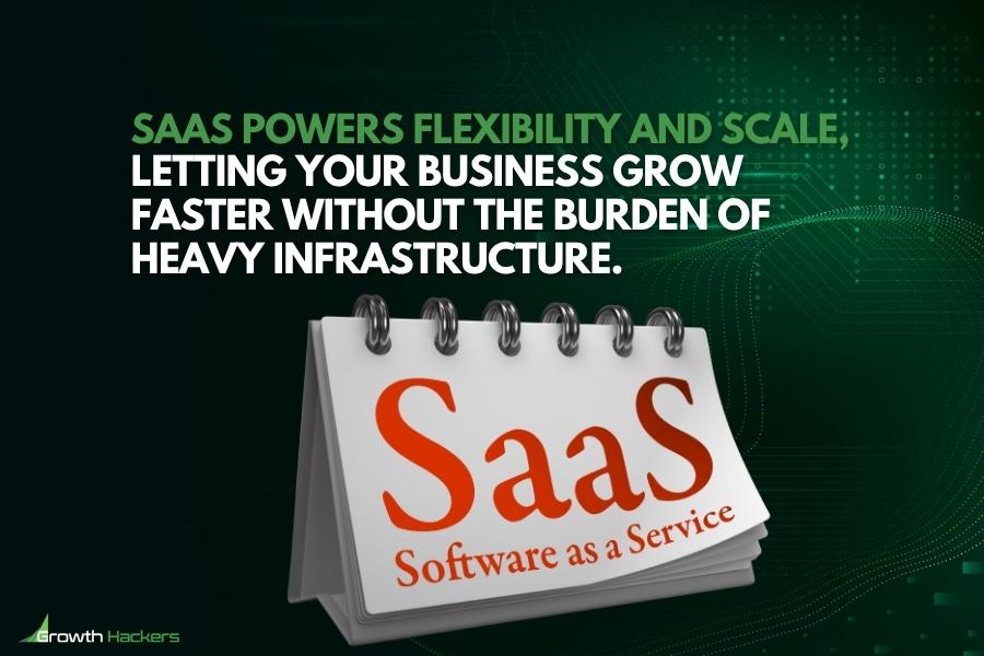 SaaS powers flexibility and scale letting your business grow faster without the burden of heavy infrastructure