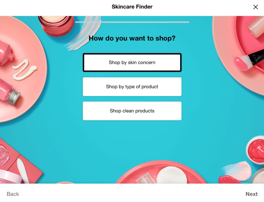 Skincare Finder How to Shop Customization Online Shopping