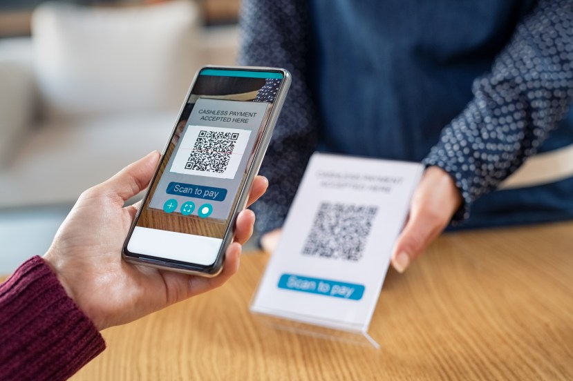 Scan to Pay QR Code Smartphone Mobile Phone Codes
