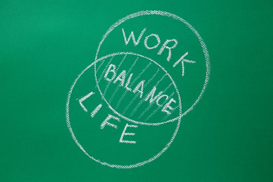 Work Life Balance Concept Venn Diagram