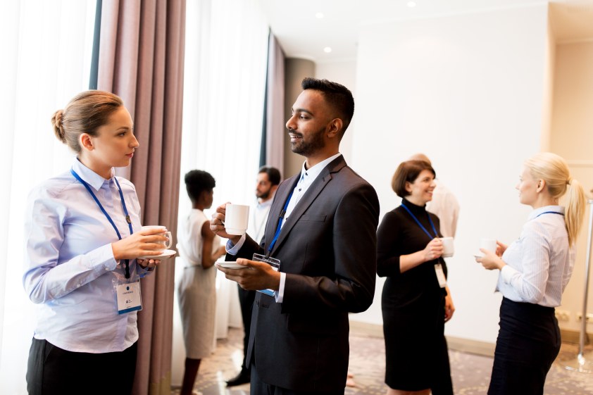 Networking Event Business Formal People Connecting Drinking