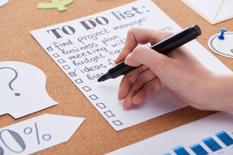 To Do List Checklist Checklists Check Boxes Hand Pen