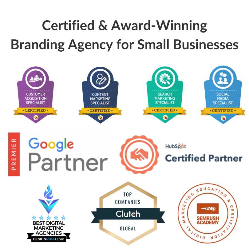 Award Winning Branding Agencies for Small Businesses Awards Certifications Companies Firms