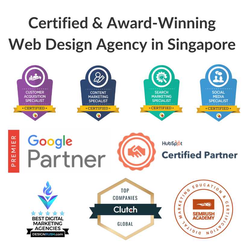 Award Winning Web Development Agencies in Singapore Awards Certifications Companies Firms