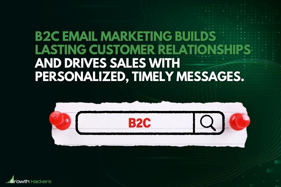 B2C email marketing builds lasting customer relationships and drives sales with personalized timely messages