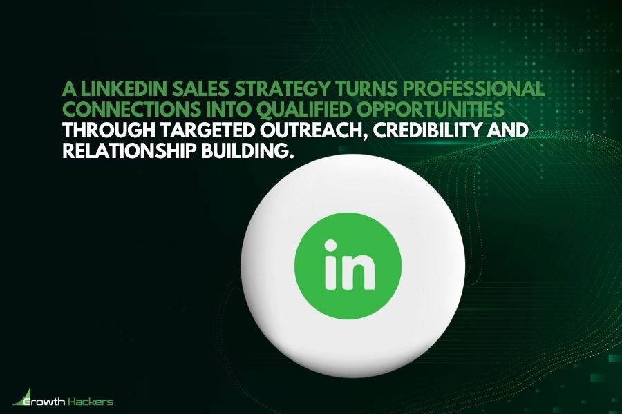 A LinkedIn sales strategy turns professional connections into qualified opportunities through targeted outreach credibility and relationship building