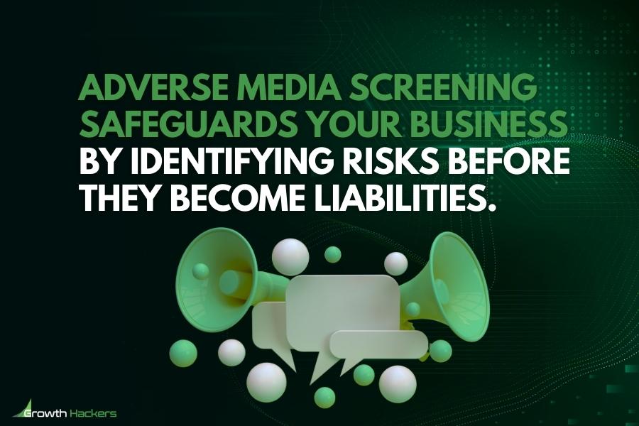 Adverse media screening safeguards your business by identifying risks before they become liabilities