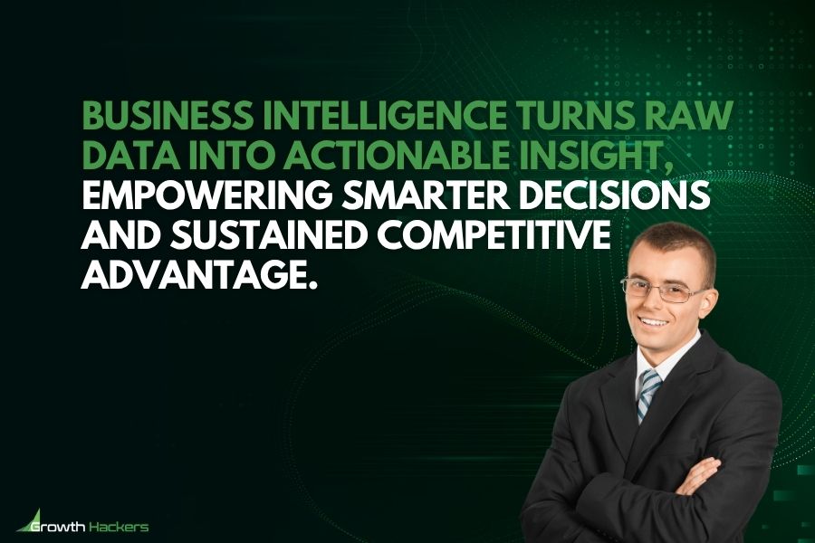 Business intelligence turns raw data into actionable insight empowering smarter decisions and sustained competitive advantage