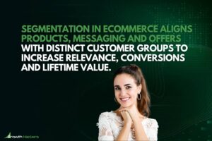 Segmentation in eCommerce aligns products messaging and offers with distinct customer groups to increase relevance conversions and lifetime value