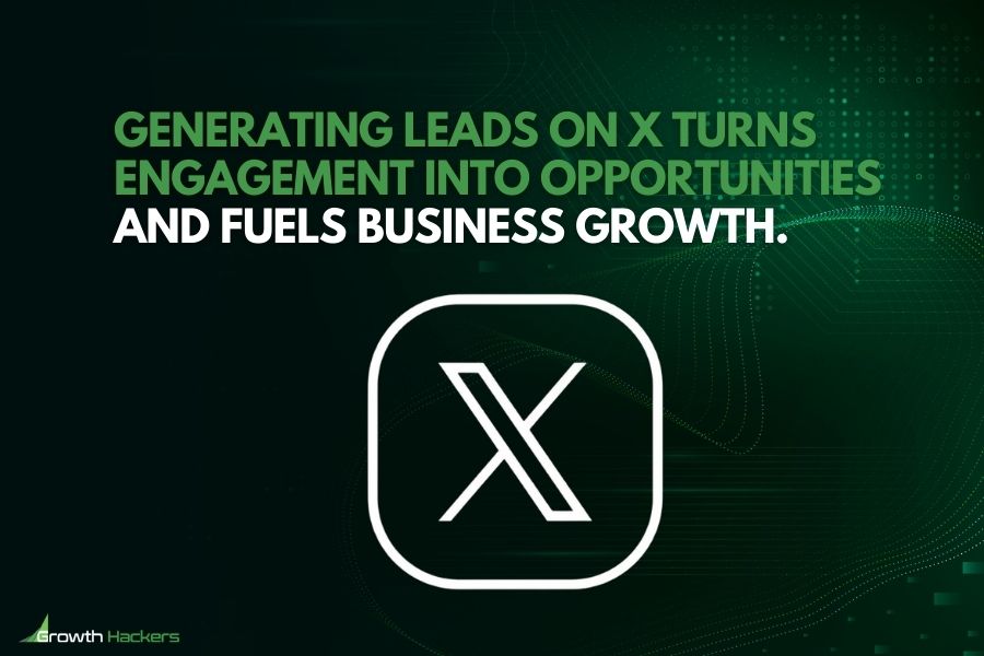 Generating leads on X turns engagement into opportunities and fuels business growth