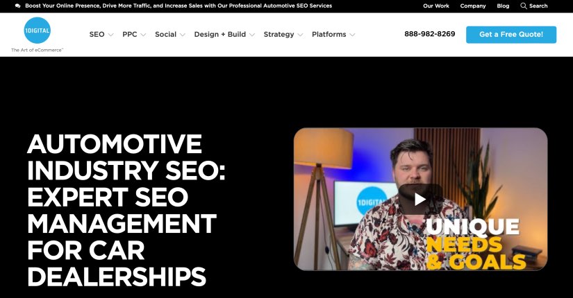 1Digital Best Automotive SEO Firm