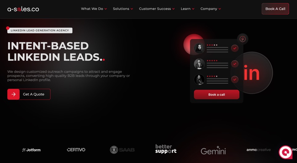 A-Sales Best LinkedIn Lead Generation Agency Top LI Lead Leads Agencies Services