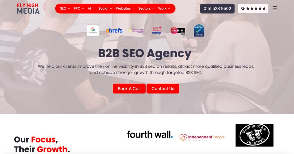Fly High Media Best B2B SEO Agency
