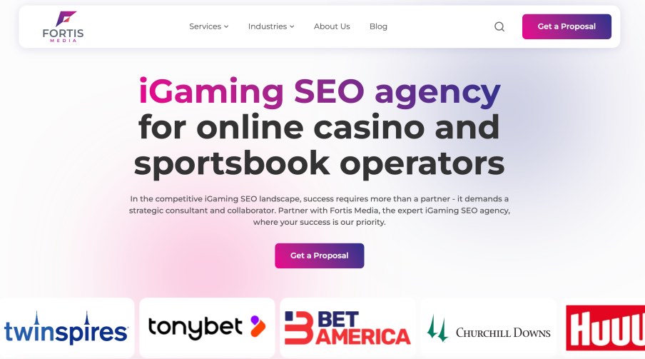 Fortis Media Top iGaming SEO Agency for Online Casino and Sportsbook Operators