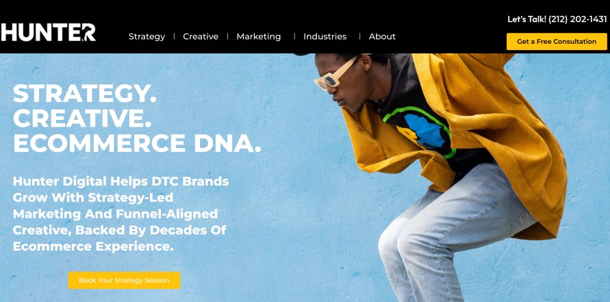 Hunter Leading E-Commerce Branding Agency eCommerce Digital Marketing Services Company