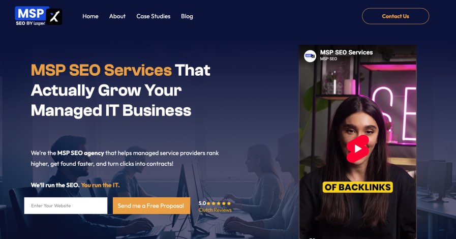 MSP SEO Services for Enterprise Companies Best Agency