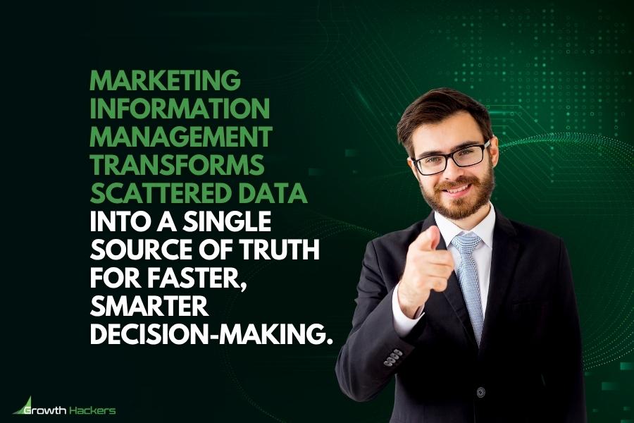 Marketing information management transforms scattered data into a single source of truth for faster smarter decision-making