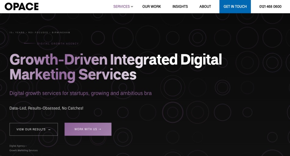 Opace Best Digital Growth Agency Services Hacking Marketing